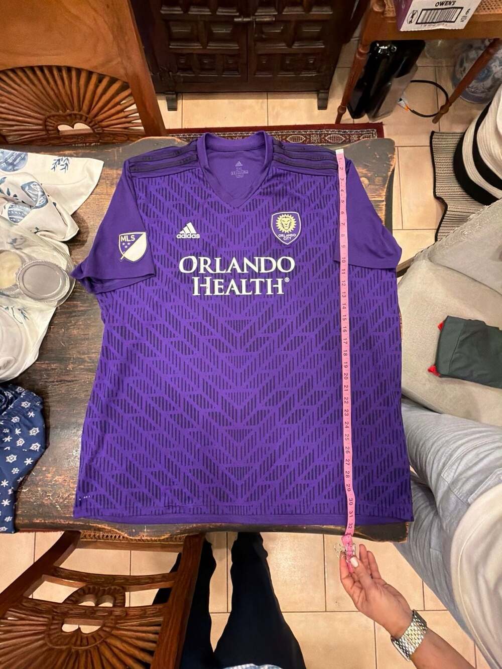 adidas Orlando City SC 2019-2020 Home Replica Soccer Jersey Purple 3XL